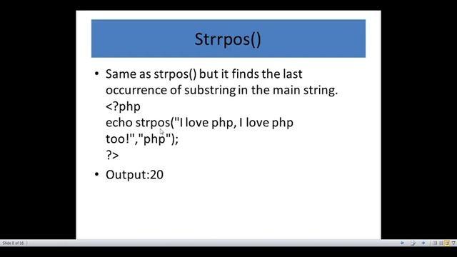 PHP Decomposing strings and URL, Regular expressions, perl compatible expression| BCS/BCA PHP notes смотреть онлайн