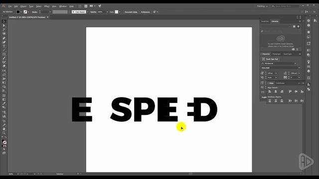 How to Make Negative Space Logo | Illustrator Tutorial | Adobe Creative Cloud смотреть онлайн