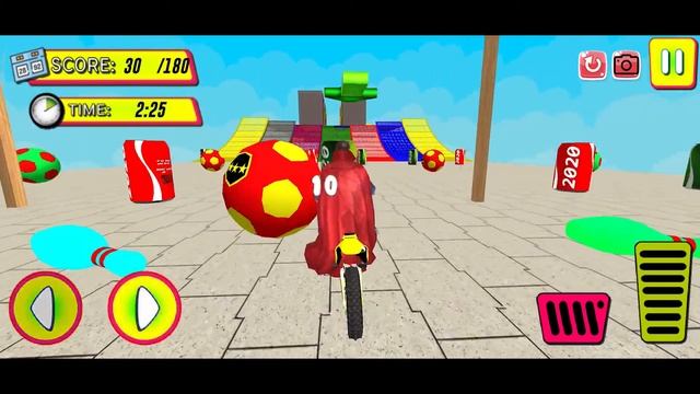 Superhero Tricky Bike Race #03 superhero bike racing game - Android Gameplay смотреть онлайн