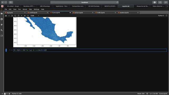Python Aplicado a la Geomática (obtención de datos e introducción a geopandas) pt. 1 смотреть онлайн