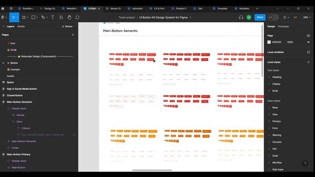 The Best UI Button Kit Design System for Figma (with New Pro Variable Features Figma) #figma смотреть онлайн