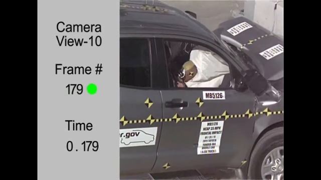 2011 Tundra Front Crash Test Video