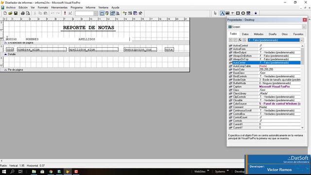 33 Trabajando Vistas de Oracle a VFP reporte parte 01 смотреть онлайн