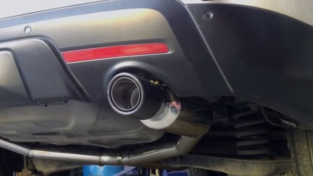 Catback exhaust system on a 2014 V6 Ford Explorer смотреть онлайн