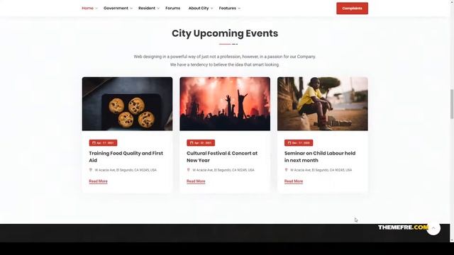 EGovenz - City Government WordPress Theme municipality city government Ukumori смотреть онлайн