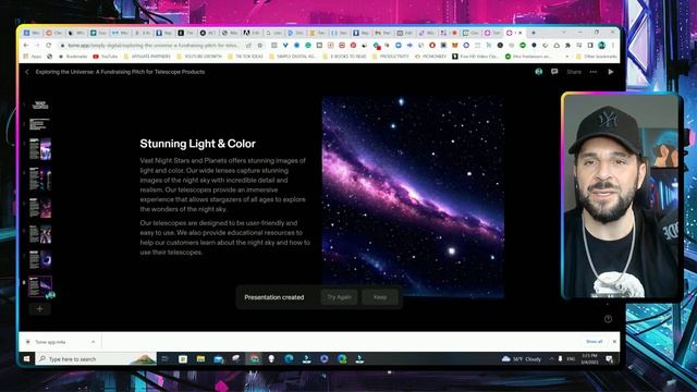 How To Create Stunning Presentations Instantly with A.I (Step By Step Tutorial) смотреть онлайн