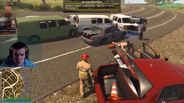 Авария на автостраде[Пожарный] #1 | Flashing Lights-Police,Firefighting,Emergency Services Simulato смотреть онлайн