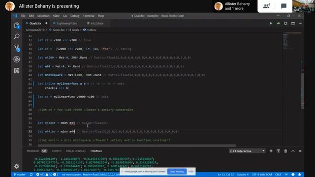 Using Dependent Types in an F# DSL for Linear Algebra смотреть онлайн