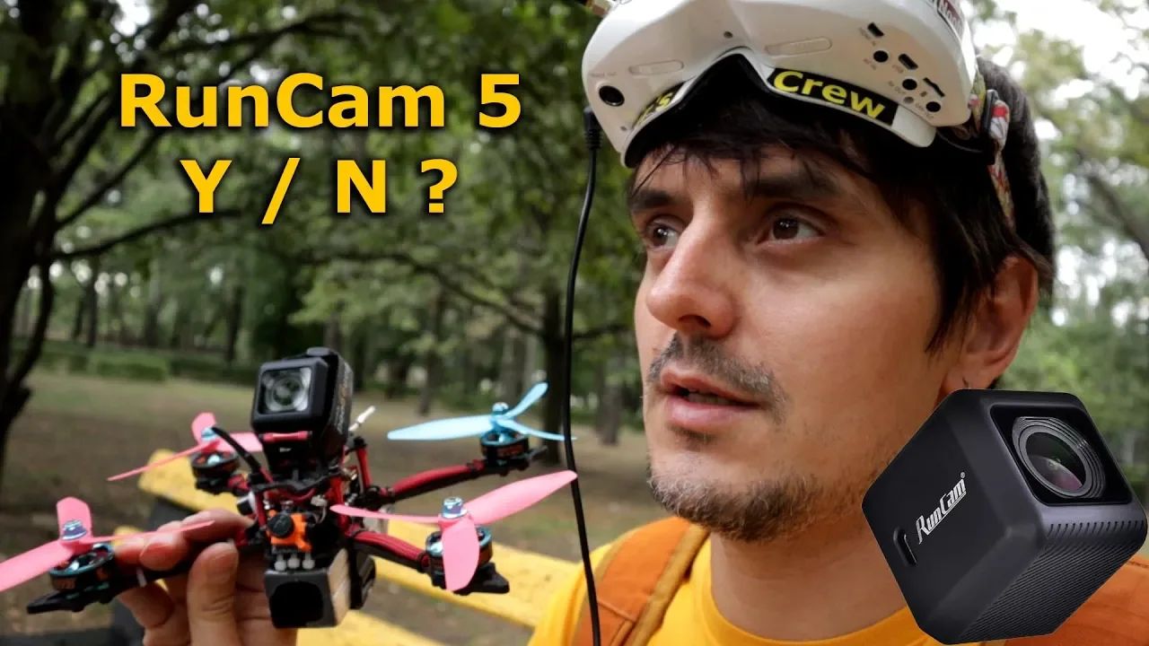 RunCam 5, обзор и тестовый полет экшн камеры для 4к сьемки