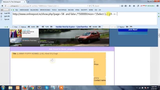 SQL Injection Routed Query Through Hexadecimal | Krypton смотреть онлайн