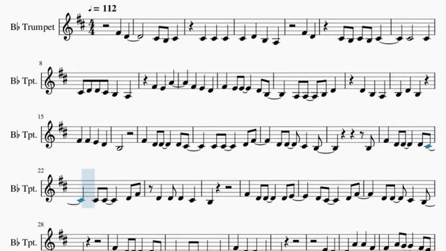 Trumpet Sheet Music: How to play Pretty Girl by Clairo смотреть онлайн