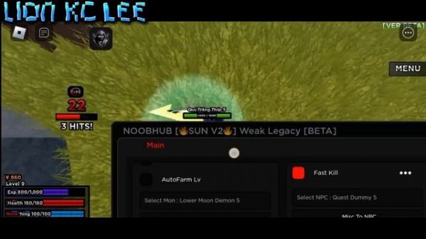 ?Roblox script hack?|map weak legacy|script made by Noob Hub|mobile/PC|Lion Kc Lee