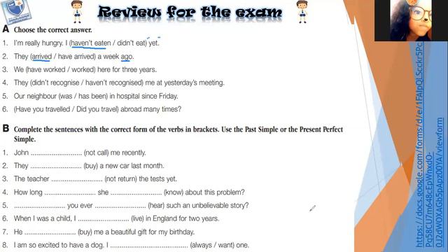 5th secondary review (Present perfect - past simple) смотреть онлайн