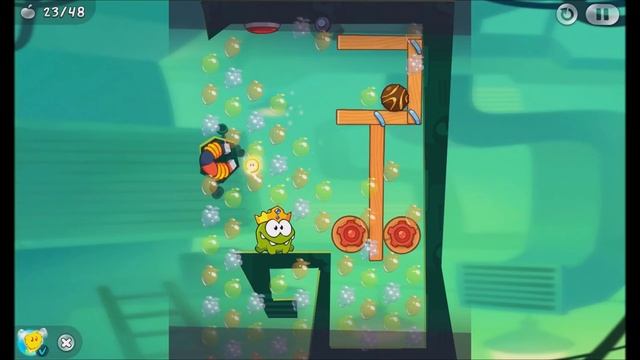 Cut the Rope 2 - Level 120 (3 stars, 48 fruits, 3 stars + don't use Boo's help) смотреть онлайн