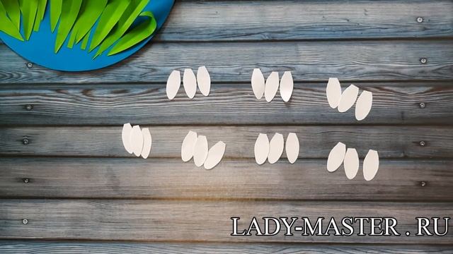 Аппликация ПОДСНЕЖНИКИ из цветной бумаги. Paper snowdrops DIY смотреть онлайн