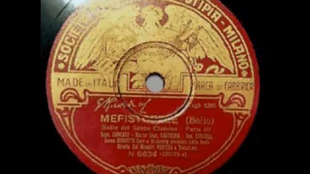Panizza Ettore , Notte del sabba classico (Boito- Mefistofele) смотреть онлайн