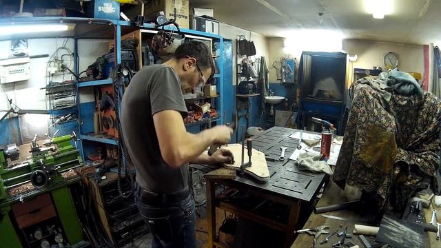 из фанеры в дюраль )продолжаю собирать CRF450X