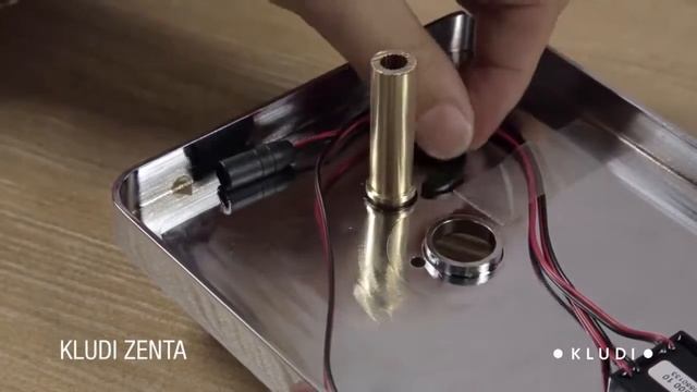 KLUDI Монтаж электронного смесителя ZENTA E смотреть онлайн