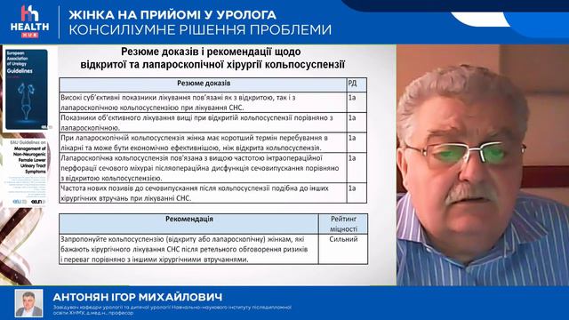 30.05.2023 Жінка на прийомі у уролога. Консиліумне рішення проблеми смотреть онлайн