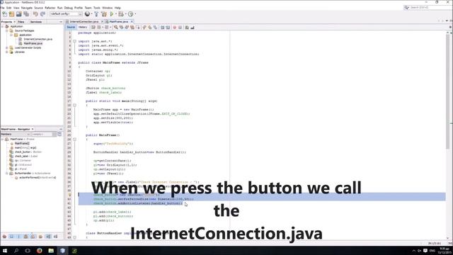 How to test internet connection using Java (in NetBeans) смотреть онлайн