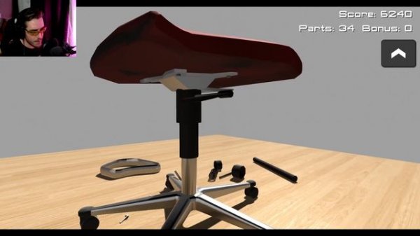 |РАЗБОРКА| Разбор офисного (компьютерного) кресла - Disassembly 3D / Серия 7