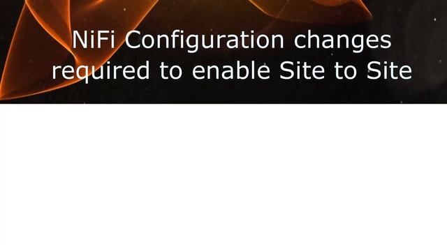 Apache NiFi Site to Site System Properties Configuration смотреть онлайн