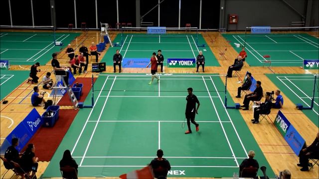 Badminton 2017 JR PAN AM Toronto Team F CAN-USA MS (Brian Yang vs Gokul Kalyanasundaram) смотреть онлайн