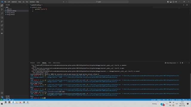 Programming in python Lab01 2023 10 07 question01 simple hello world смотреть онлайн