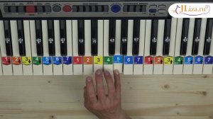 Маленькая елочка на пианино. Ноты цифрами