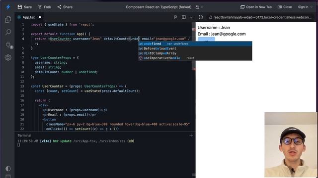 Les types en React TypeScript : la clé pour un code plus robuste смотреть онлайн