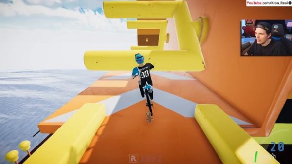 MEGA PALUTEN 2.0 im Fahrrad Simulator (Ninja Warrior Germany MAP)