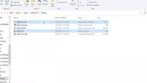 How to Create a C++ dll in visual studio 2019