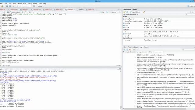 Множественный регрессионный анализ в R (multiple regression in R) смотреть онлайн