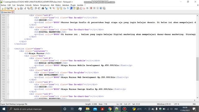 Tugas Web Lanjut || Kelas R63 || Web Lembaga Kursus || PHP & MySql смотреть онлайн