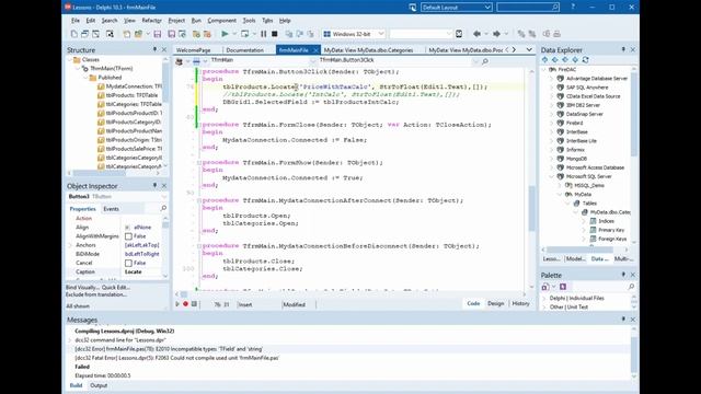 052-Dataset Field Kinds (Calculated vs InternalCalc Field) Delphi مقارنة بين الحقول غير الحقيقية смотреть онлайн