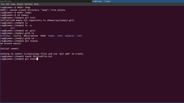 Git Basics - add commit смотреть онлайн
