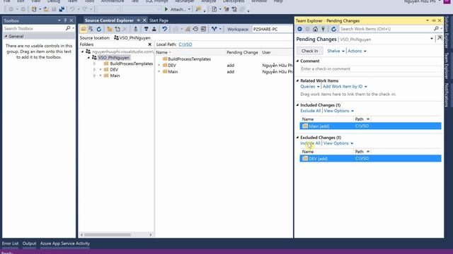 VSO Create brach, merge branch, check in code [#4] смотреть онлайн
