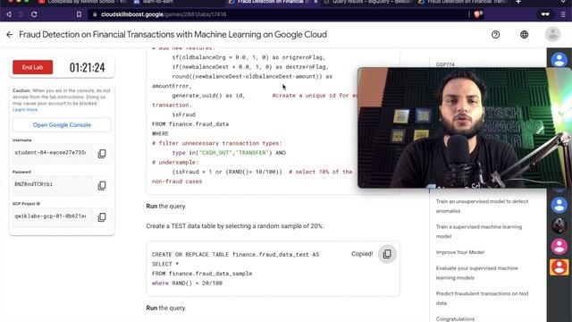 Fraud Detection on Financial Transactions with Machine Learning on Google Cloud#learntoearnchalleng смотреть онлайн