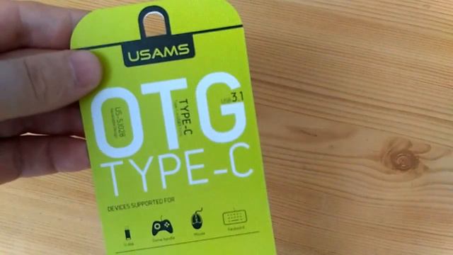 USAMS Type-C to USB 3.1 OTG Data Adapter смотреть онлайн
