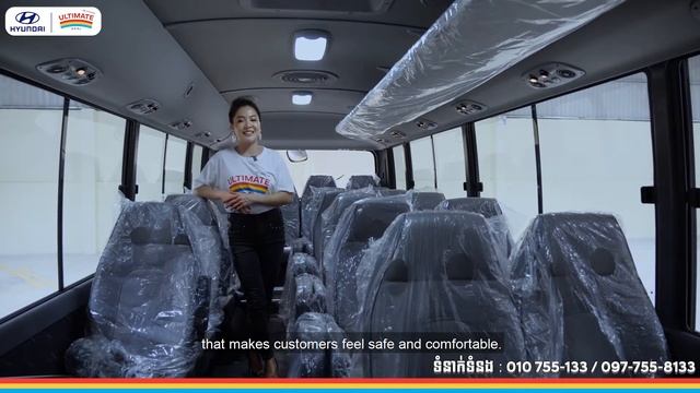 Hyundai County is one of the most trusted and safest commercial vehicles
