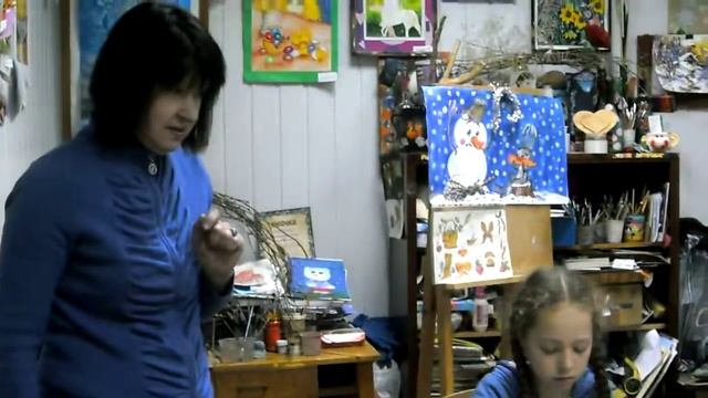 Заняття - гурток «Петриківський розпис» смотреть онлайн