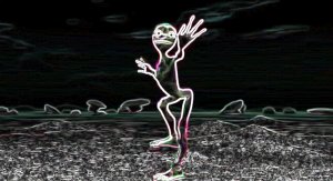 Танцующий Инопланетянин ( Пришелец). Анимация 3D.