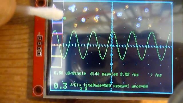 STM32 O Scope Touch Decrease TimeBase смотреть онлайн