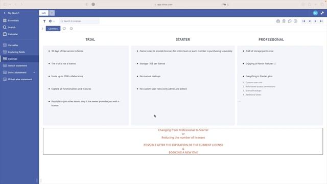Licenses | Intermediate #1 | Ninox Tutorials смотреть онлайн