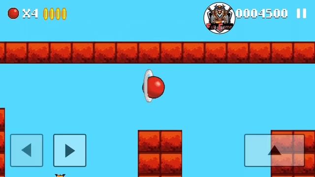 Bounce Ball Original Red ball Game level 4 |Old Nokia Mobile Game | Walkthrough смотреть онлайн