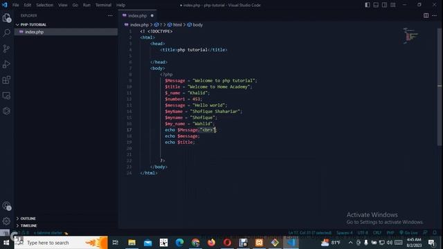 PHP বাংলা টিউটোরিয়াল class 2. Variable, Comment, var_dump(), die(). смотреть онлайн