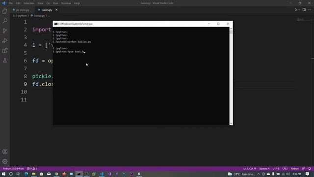 Serialization using Python Pickle смотреть онлайн