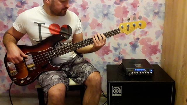 Fender American Standard Precision bass 1997 / Genz-Benz amp/ Ampeg PN210 смотреть онлайн