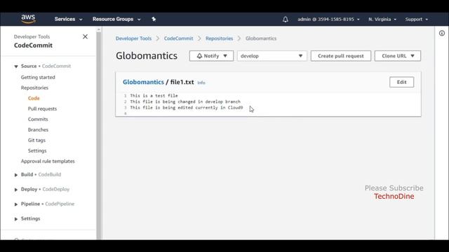 Changes in AWS codecommit - Learn how to setting up local git and push changes to aws codecommit смотреть онлайн