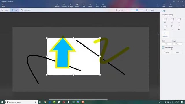 Paint 3D Tutorial - Lesson 4 - Cropping смотреть онлайн